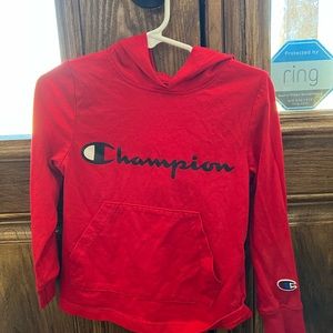Champion hooded shirt